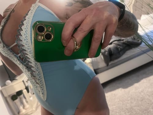 Customer photo review of Emoswim - Geraffter Bauchweg Badeanzug