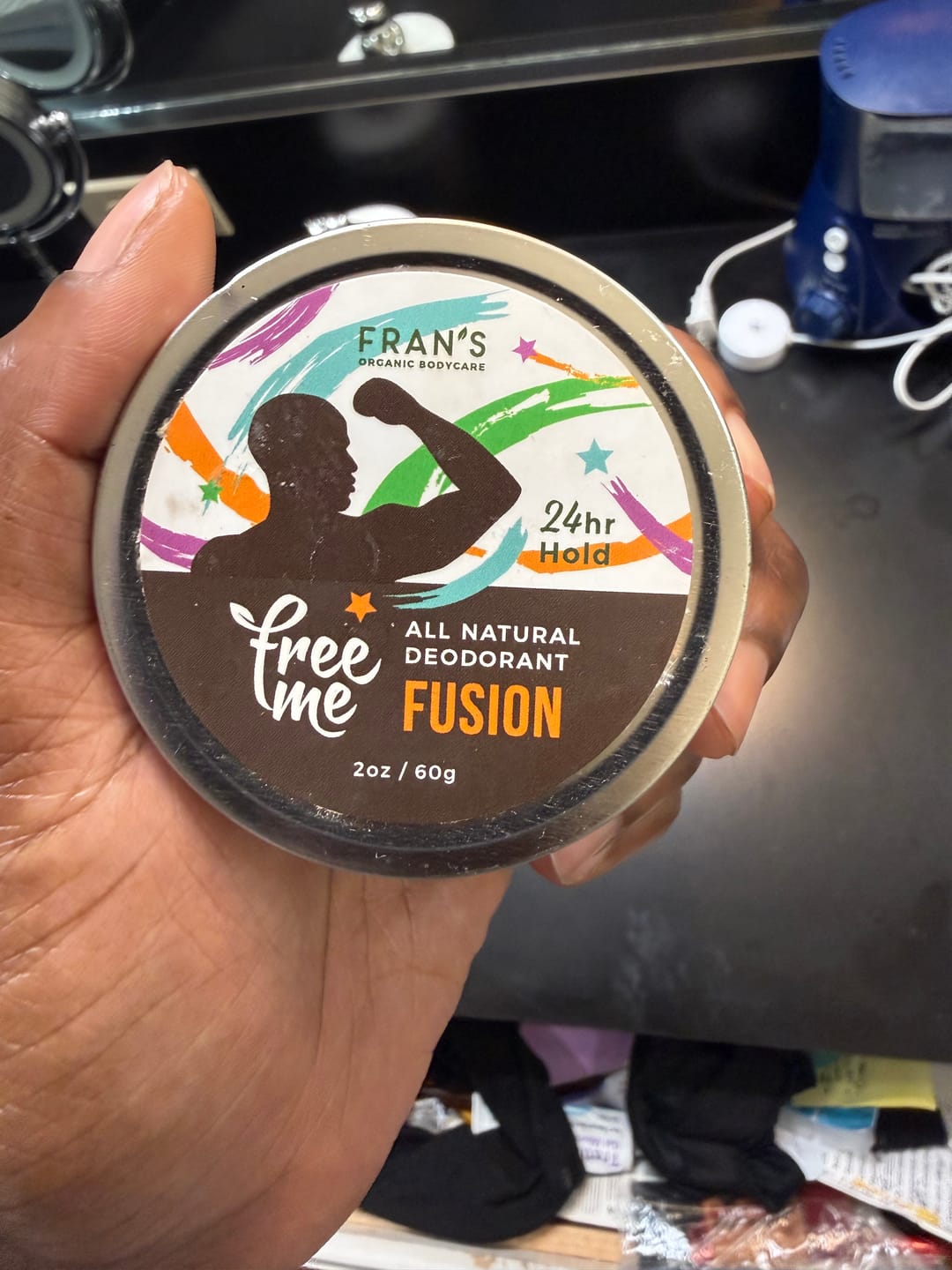 Customer photo review of FreeMe All Natural Deodorant