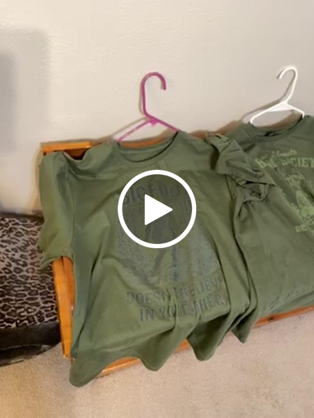 Customer video review of Bigfoot Doesn’t Believe In You Either Lightweight T-Shirt