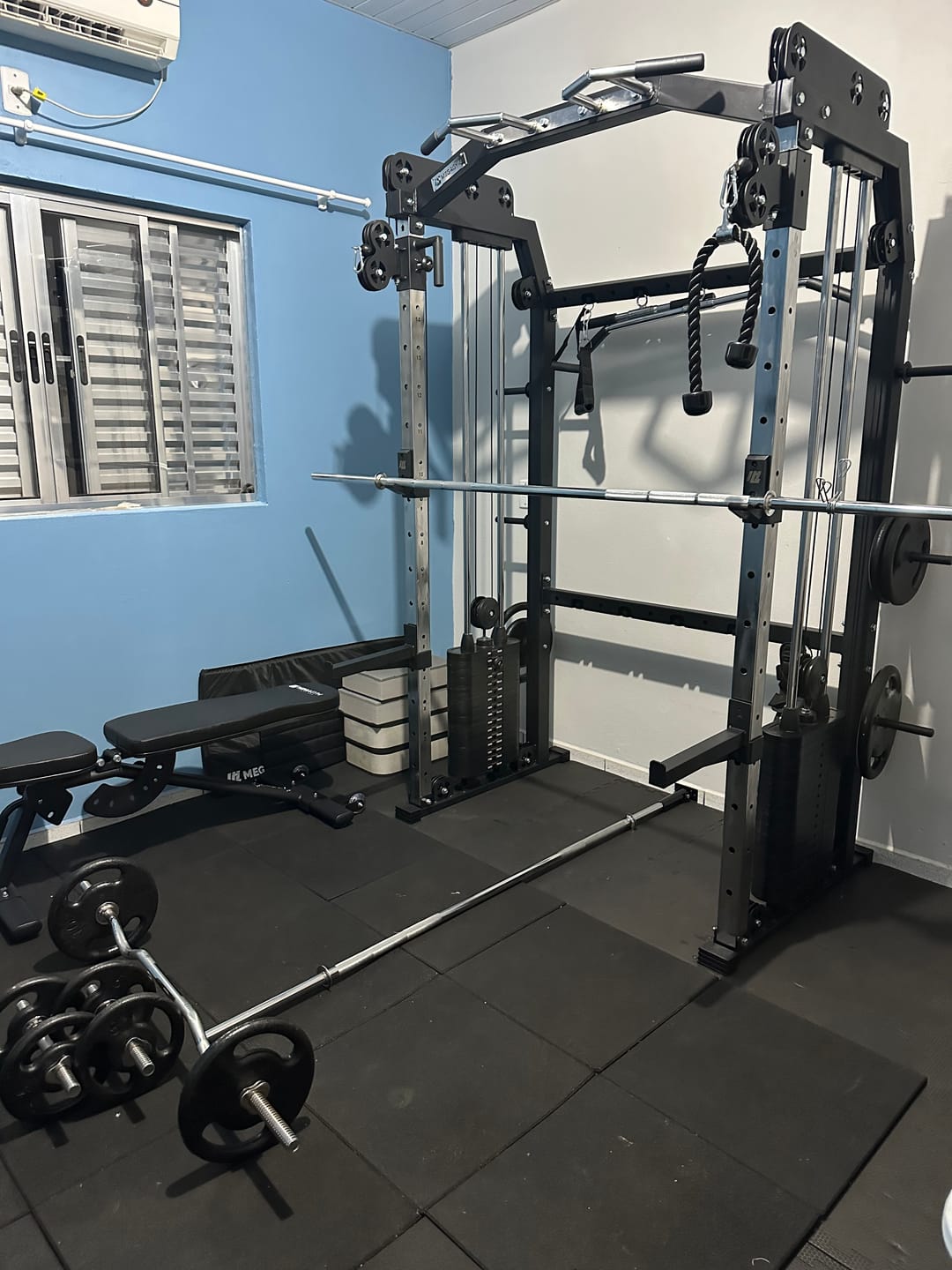Customer photo review of Estação Mega Rack Crossover Com Polia Móvel