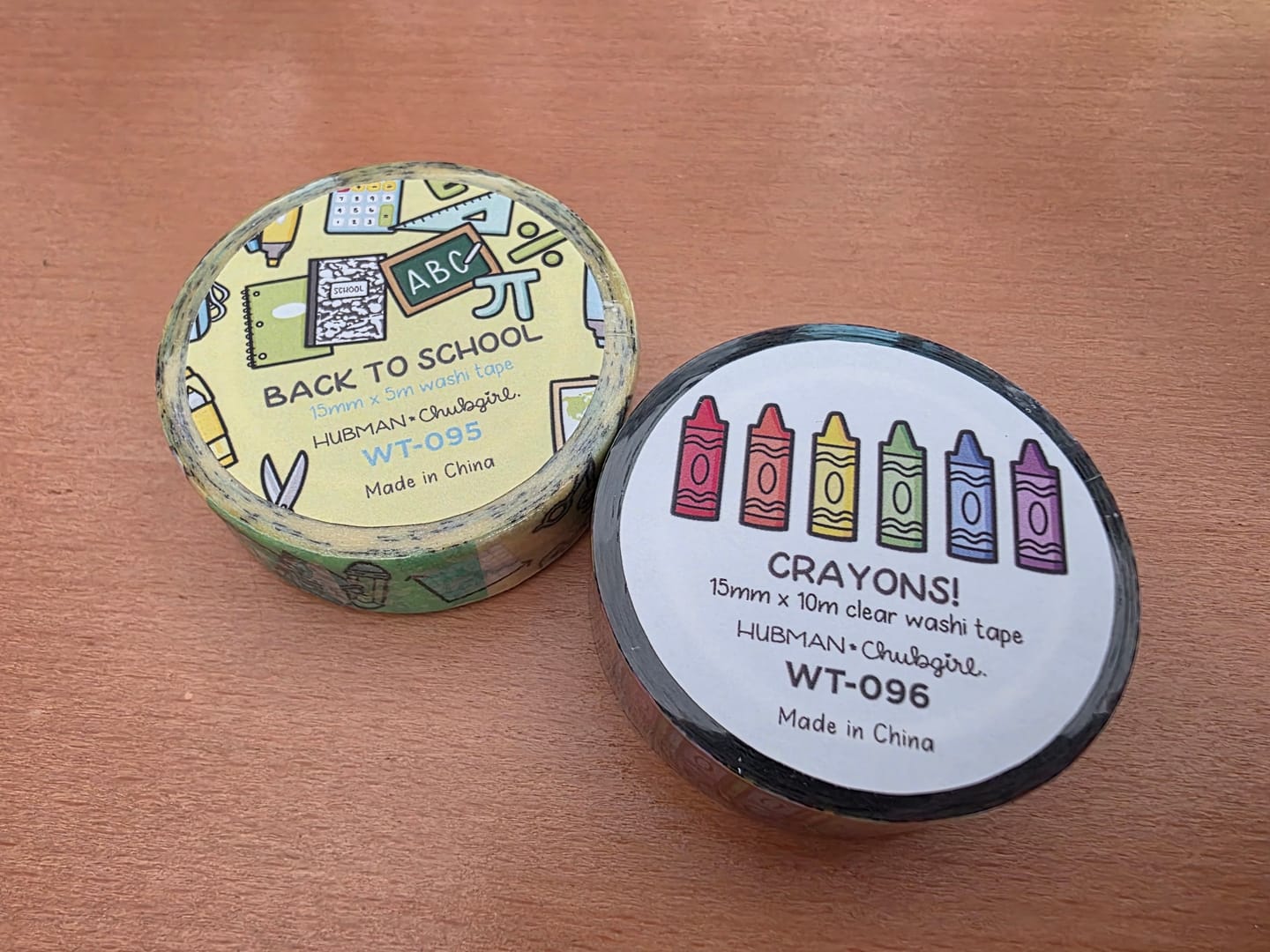 Customer photo review of Back to School Washi Tape