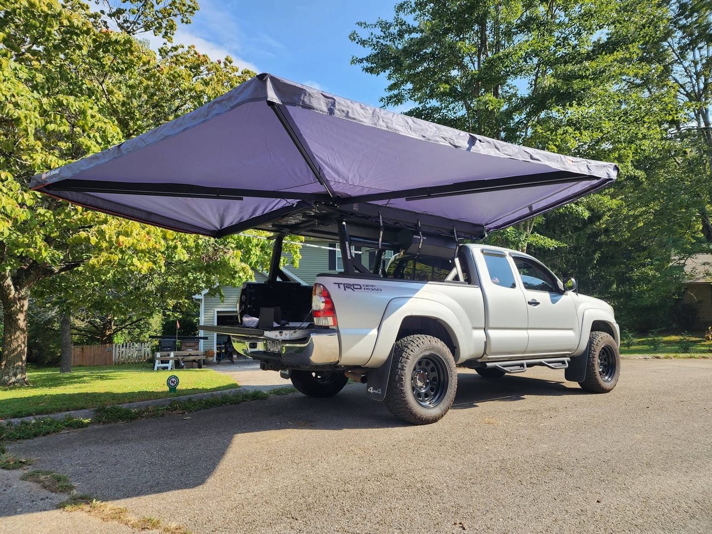Customer photo review of OPENROAD 270 Free Standing Awning for Camping-Trail Series