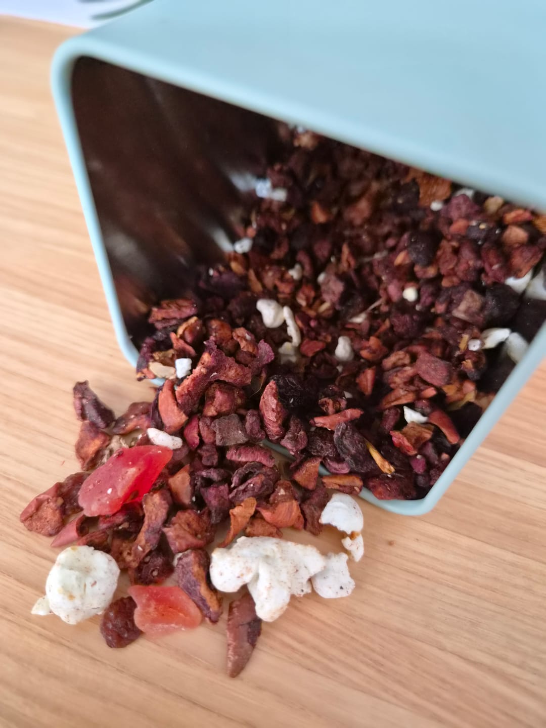 Customer photo review of Früchtetee Erdbeer-Popcorn