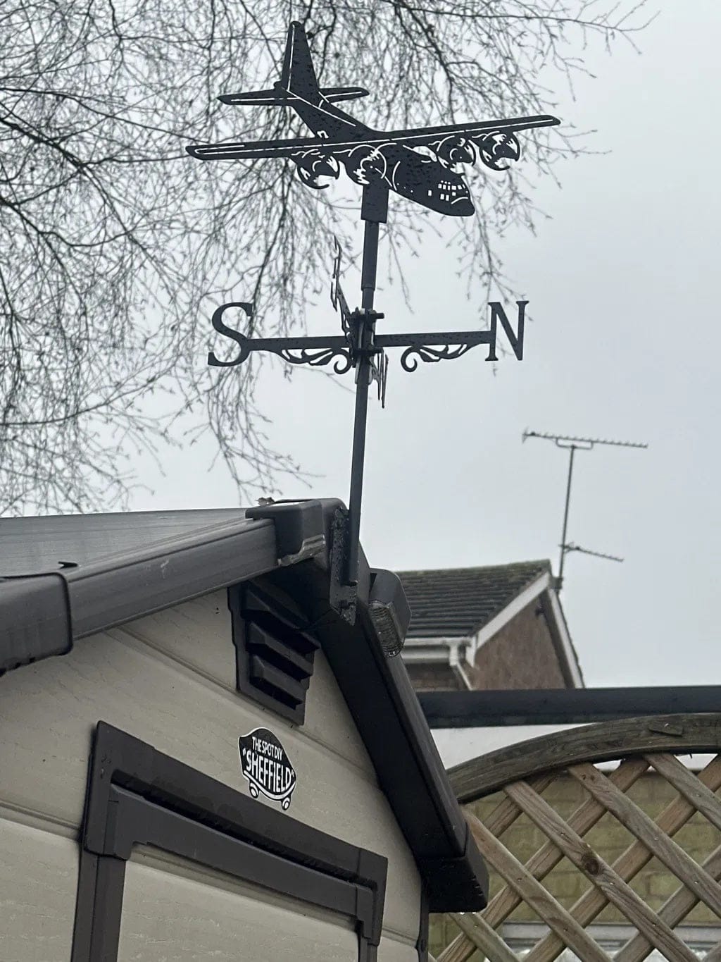 Customer photo review of Weather Vane - Transport Plane