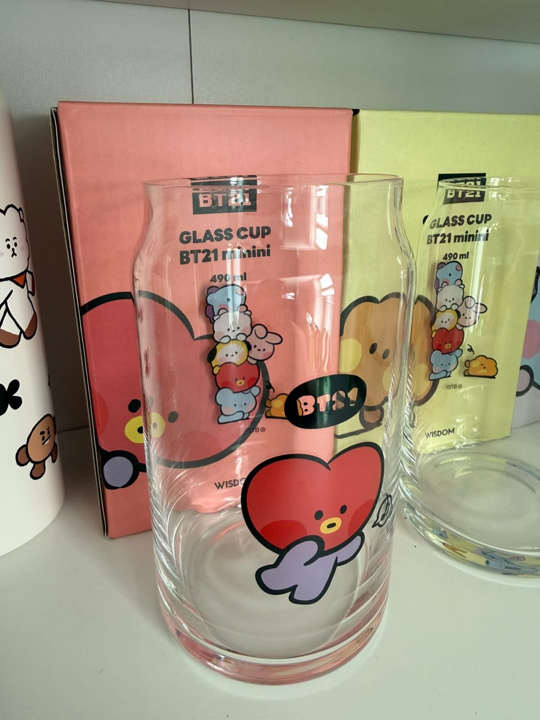 Customer photo review of BT21 MININI GLASS CUP