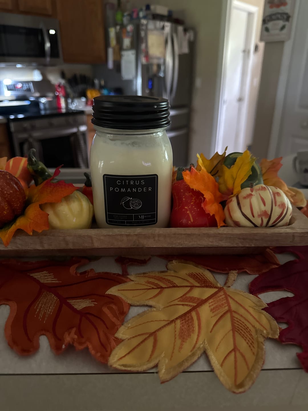 Customer photo review of Citrus Pomander | Mason Jar Candle
