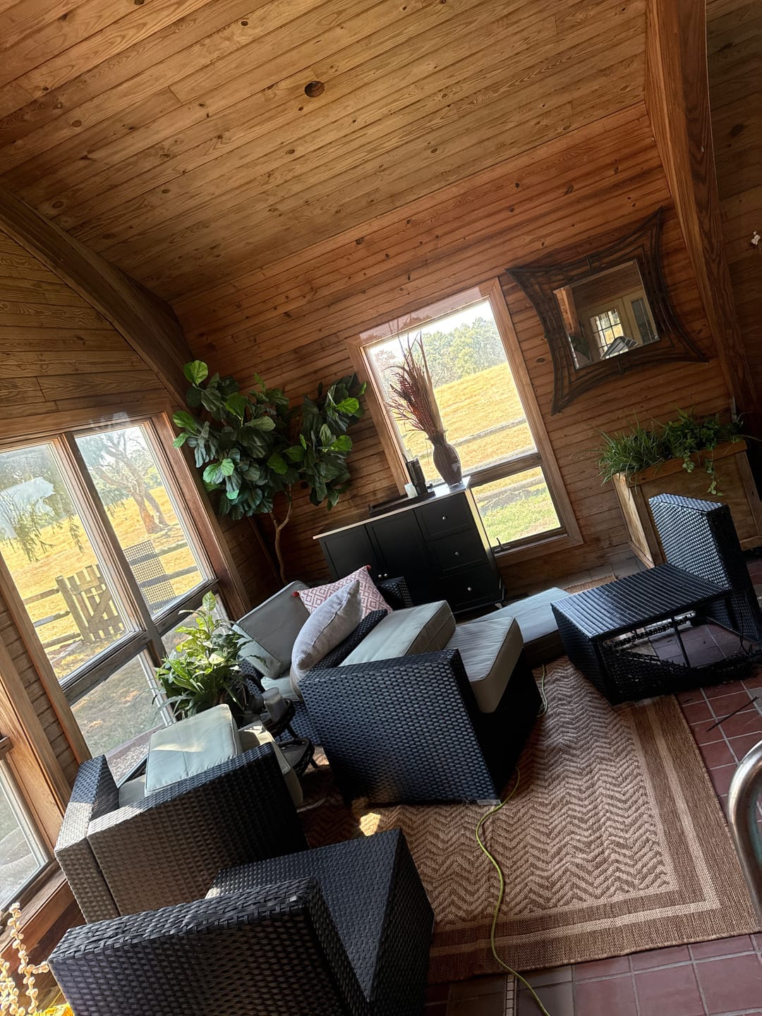 Customer photo review of Echo Washable Area Rug - Green