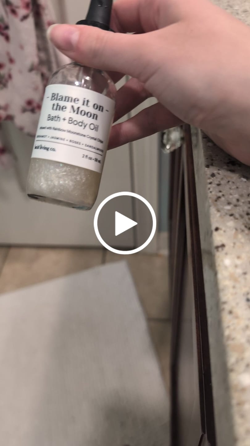 Customer video review of Blame it on the Moon Bath & Body Oil