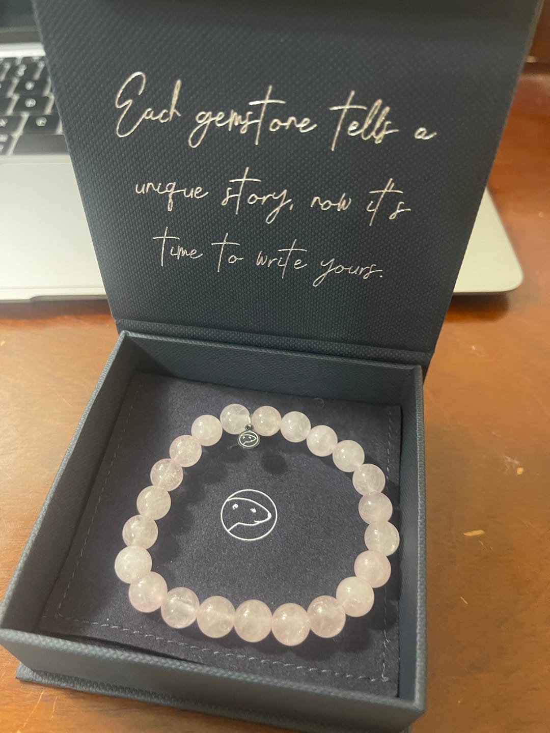 Customer photo review of Rose Quartz Bracelet