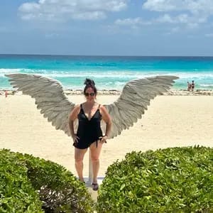 Customer photo review of Emoswim - Damen Badeanzug Bauchweg Bademode Bogenkante Bedeckendes Knoten-Badekleid