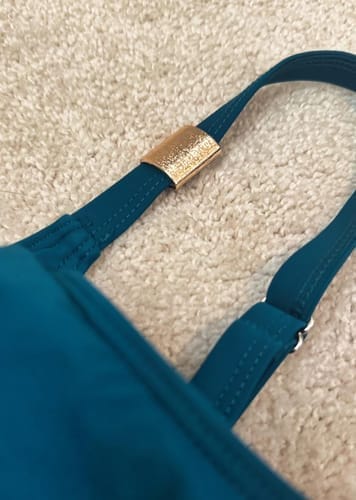 Customer photo review of Emoswim - Metallic-Akzente Mesh-Panel Badeanzug