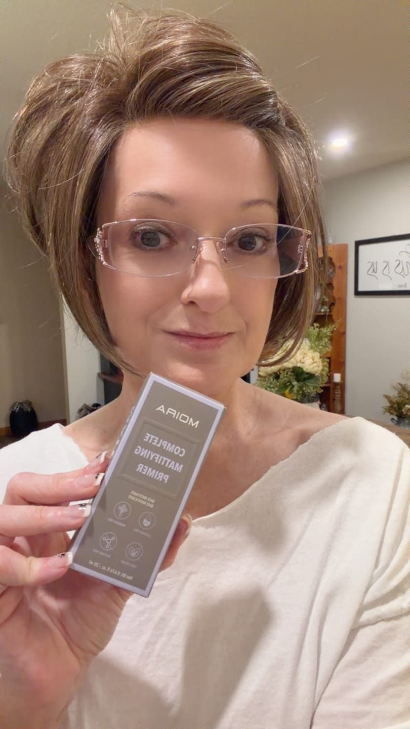 Customer photo review of Complete Facial Primer (002, Mattifying)