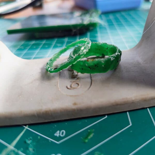 Customer photo review of Organic Wax Ring Making Workshop