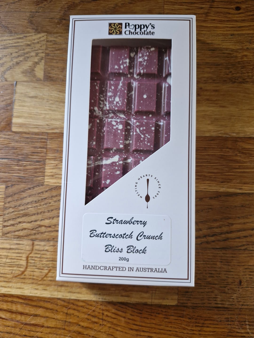 Customer photo review of Strawberry Butterscotch Crunch Bliss Block - The Genie Collection