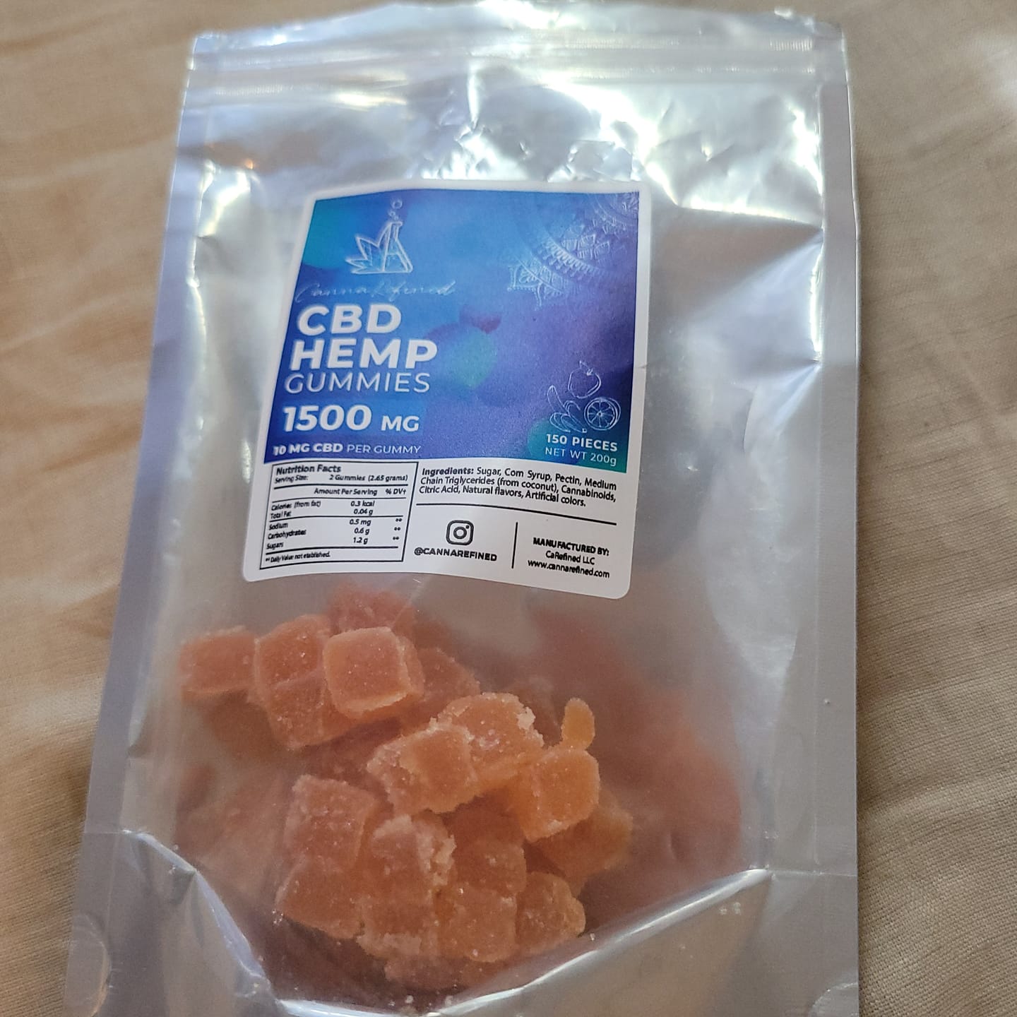 Customer photo review of CBD Gummies