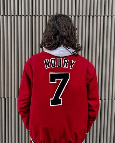 Customer photo review of Custom Royal White-Red Letterman Solider Classic Style Varsity Full-Snap Jacket