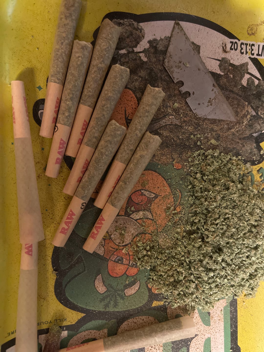 Customer photo review of RAW Dogwalker Mini Pre Roll Cones