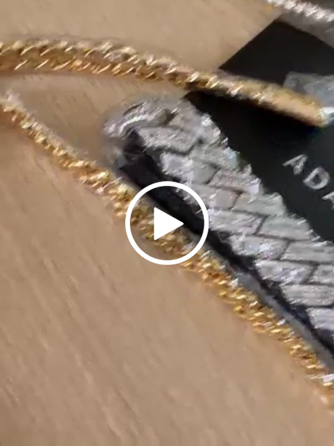Customer video review of 10mm Moissanite Monaco Chain - 18k Gold - D Color - VVS1