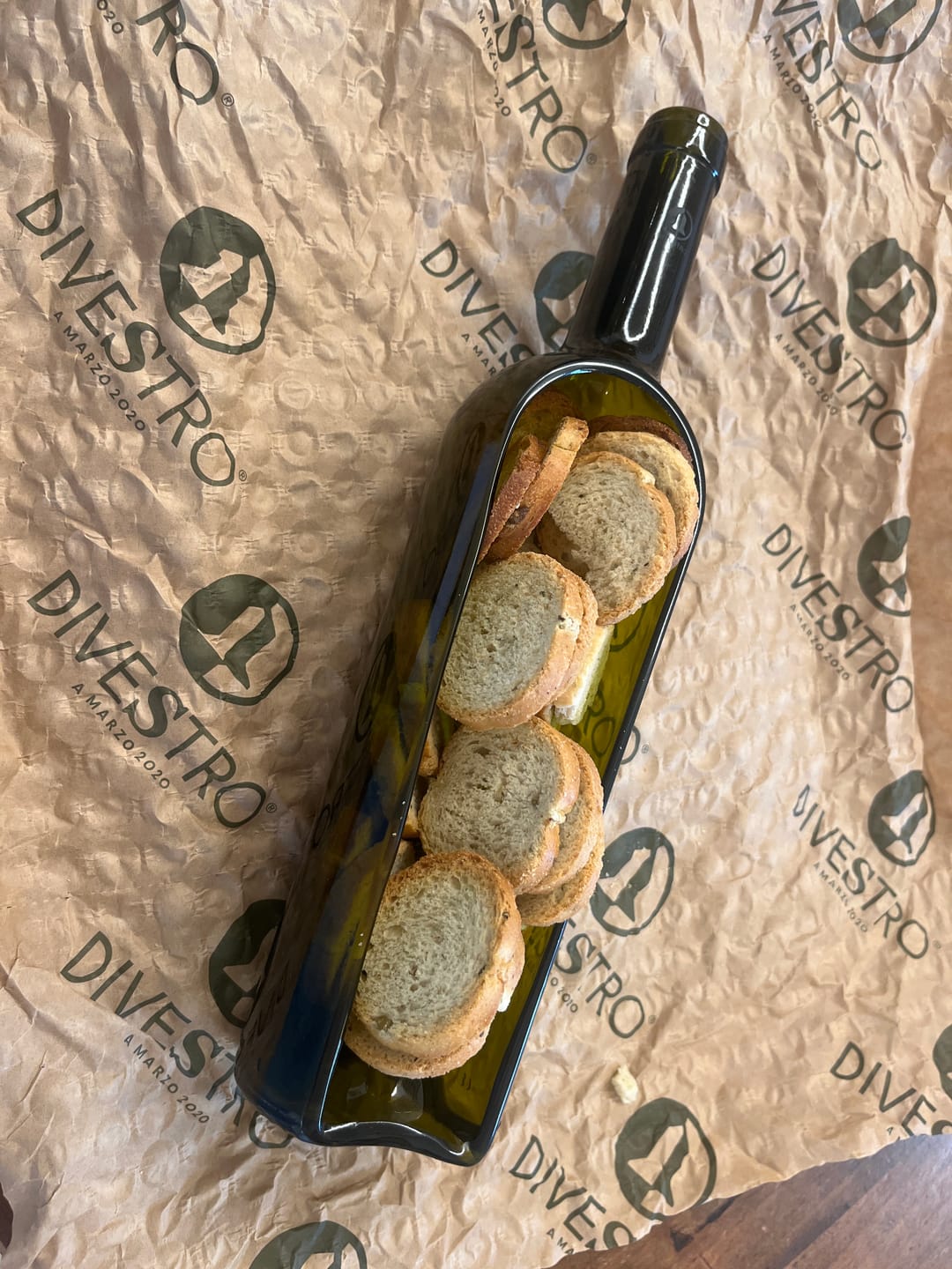 Customer photo review of Vassoio con Collo di Vetro Riciclato