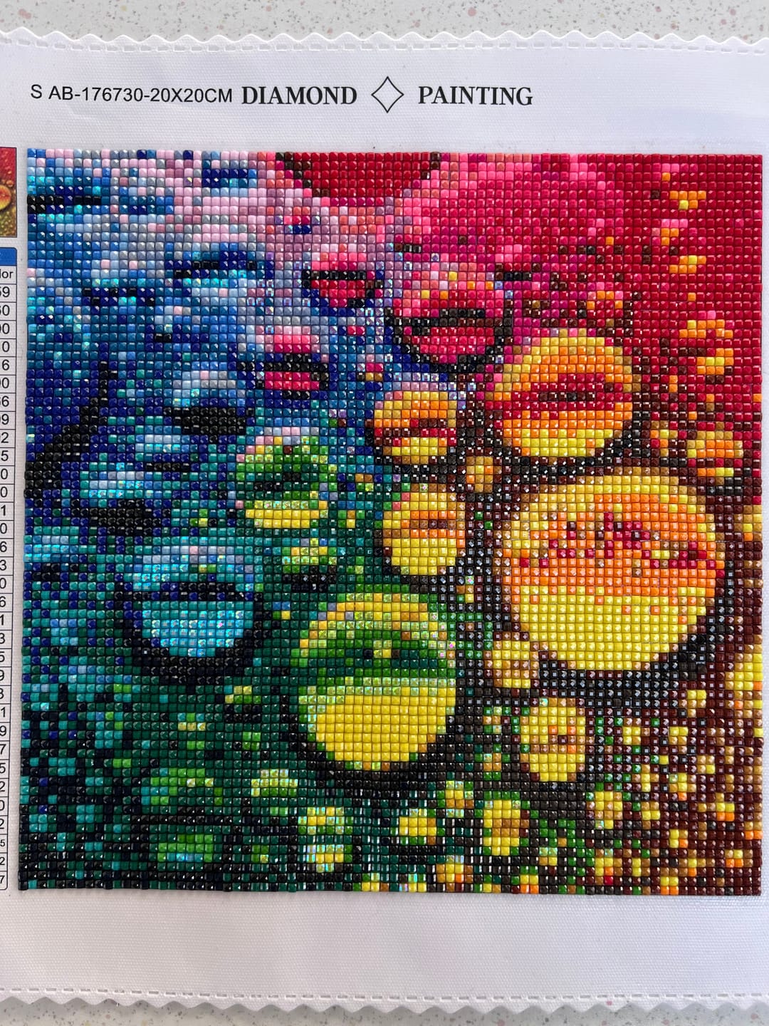 Customer photo review of AB Diamond Painting - Bunte Regentropfen