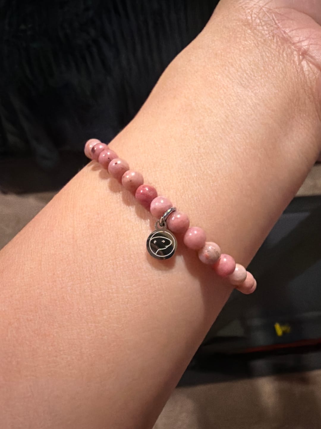 Customer photo review of Rhodonite Bracelet Mini