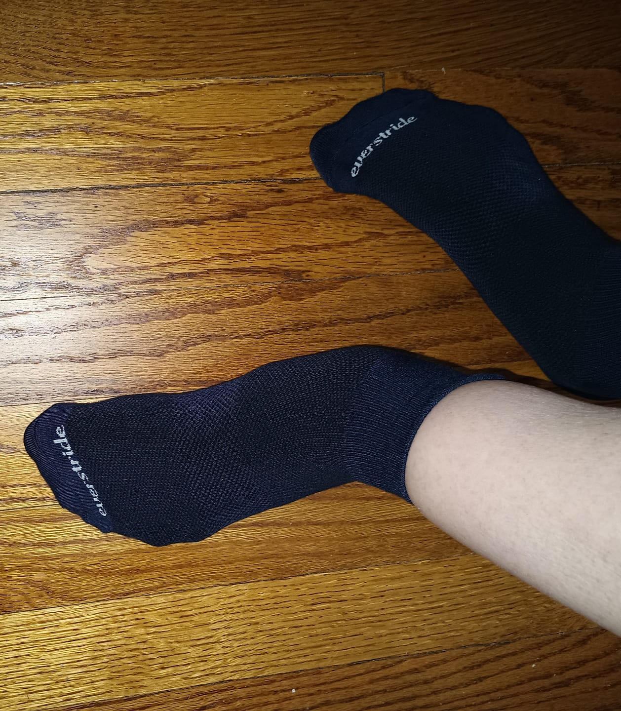 Customer photo review of Ankle Bamboo Compression Socks