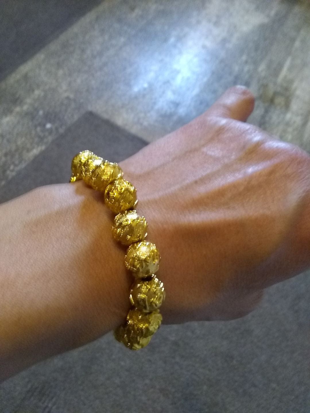 Customer photo review of The Golden Mandate Pixiu Bracelet - Free