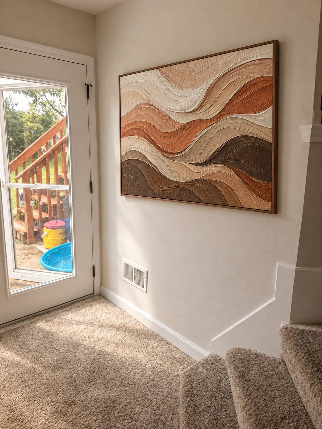 Customer photo review of Textured & Impasto Art｜Terracotta Waves