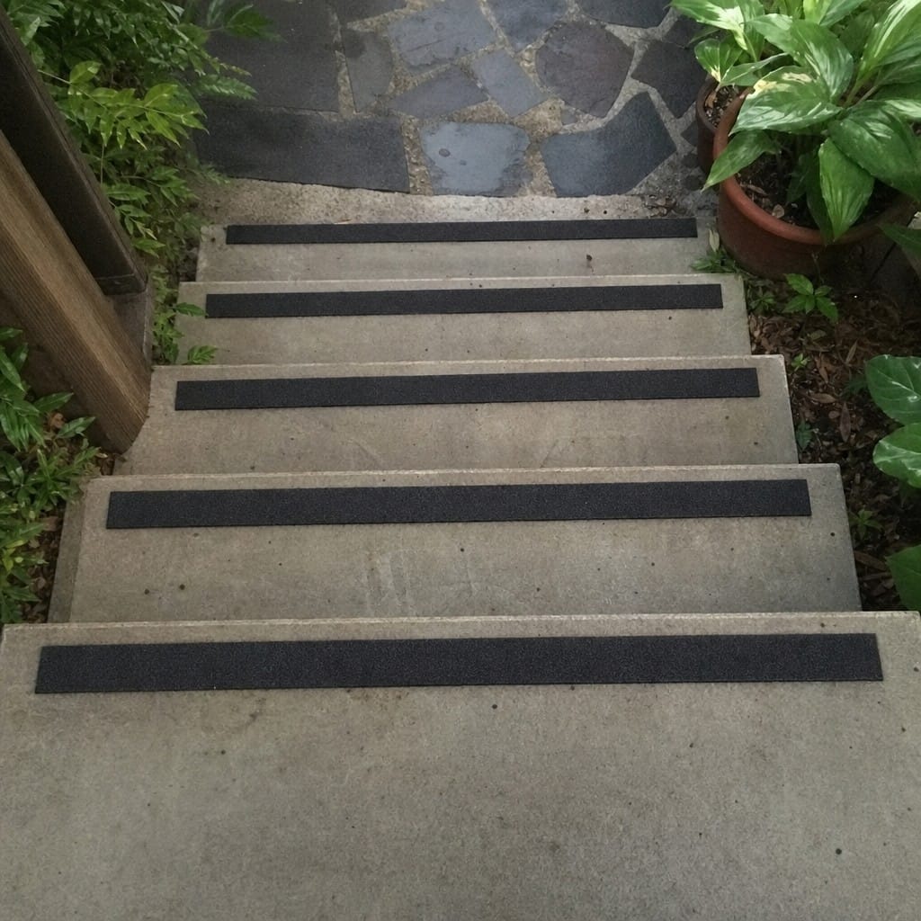 Customer photo review of Dovetail Non-Slip Stair Tread Insert Cut to Any Size