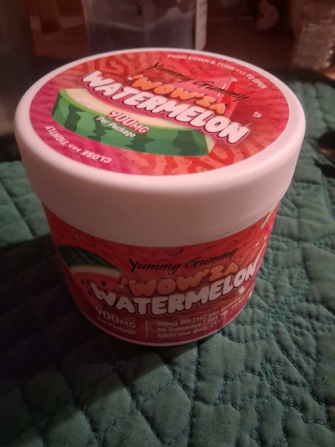 Customer photo review of 900MG Yummy Gummy D9