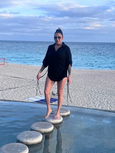 Customer photo review of Emoswim - Cover-Up Strandhemd mit Kordelzug