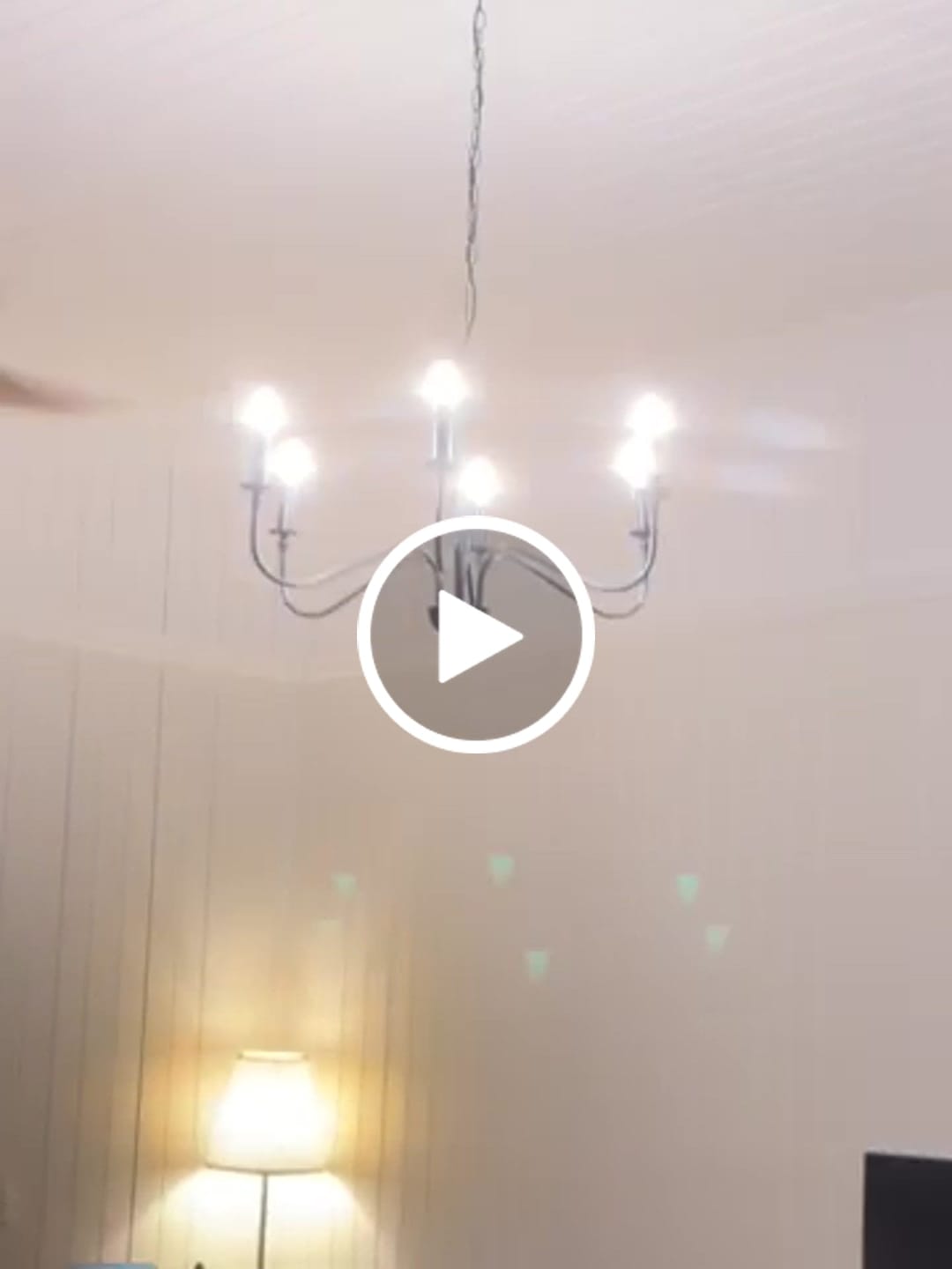 Customer video review of Classic Traditional  6-Light Candle Chandelier