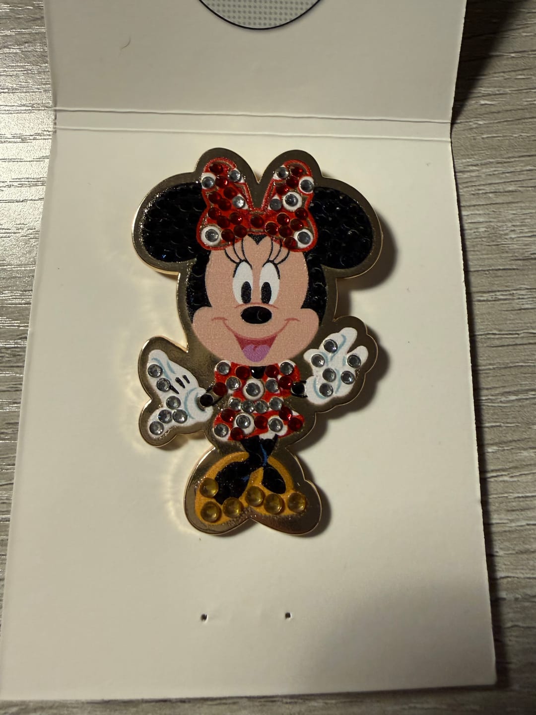 Customer photo review of Disney Crystal Art Pin Badge - Blind Bag