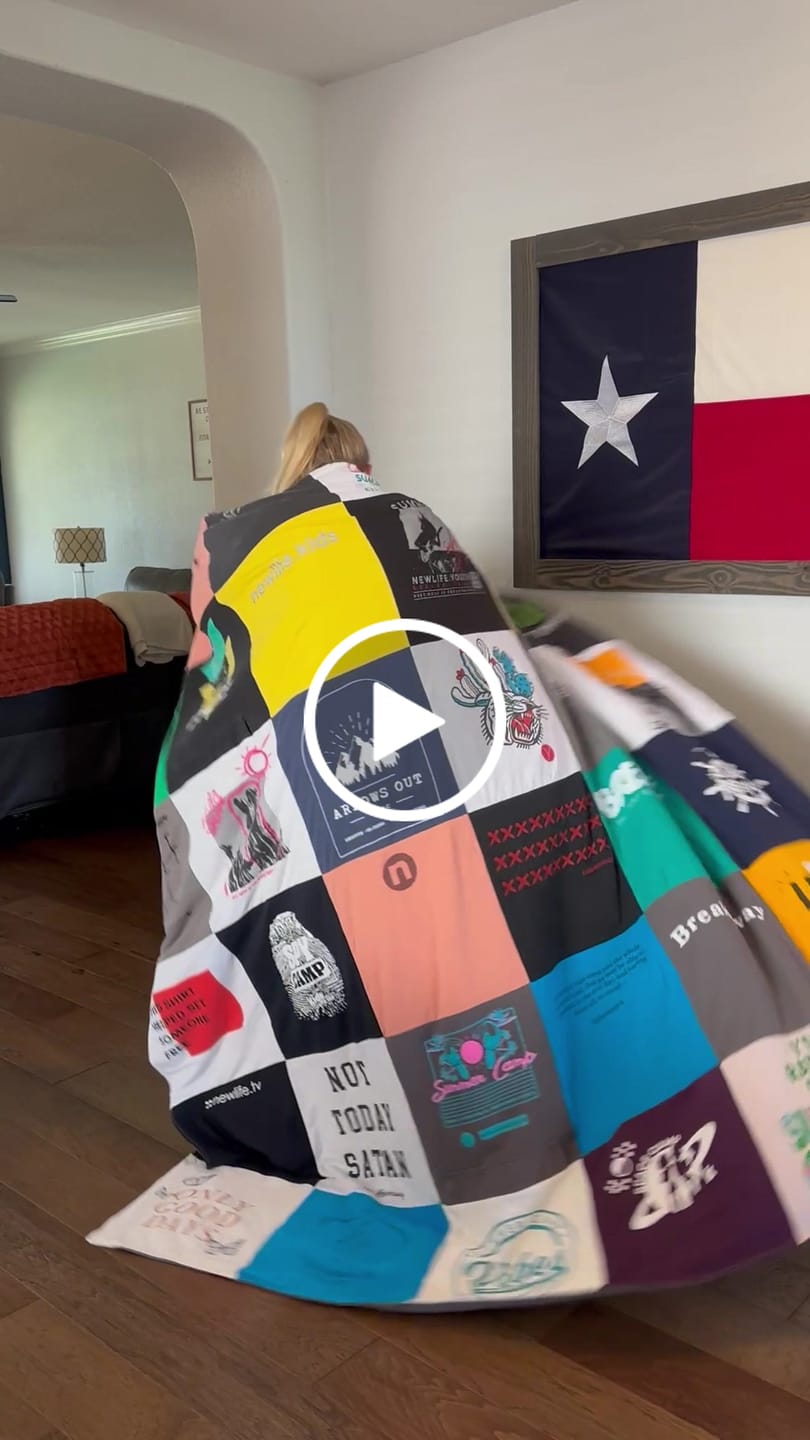Customer video review of Project Repat T-Shirt Quilt