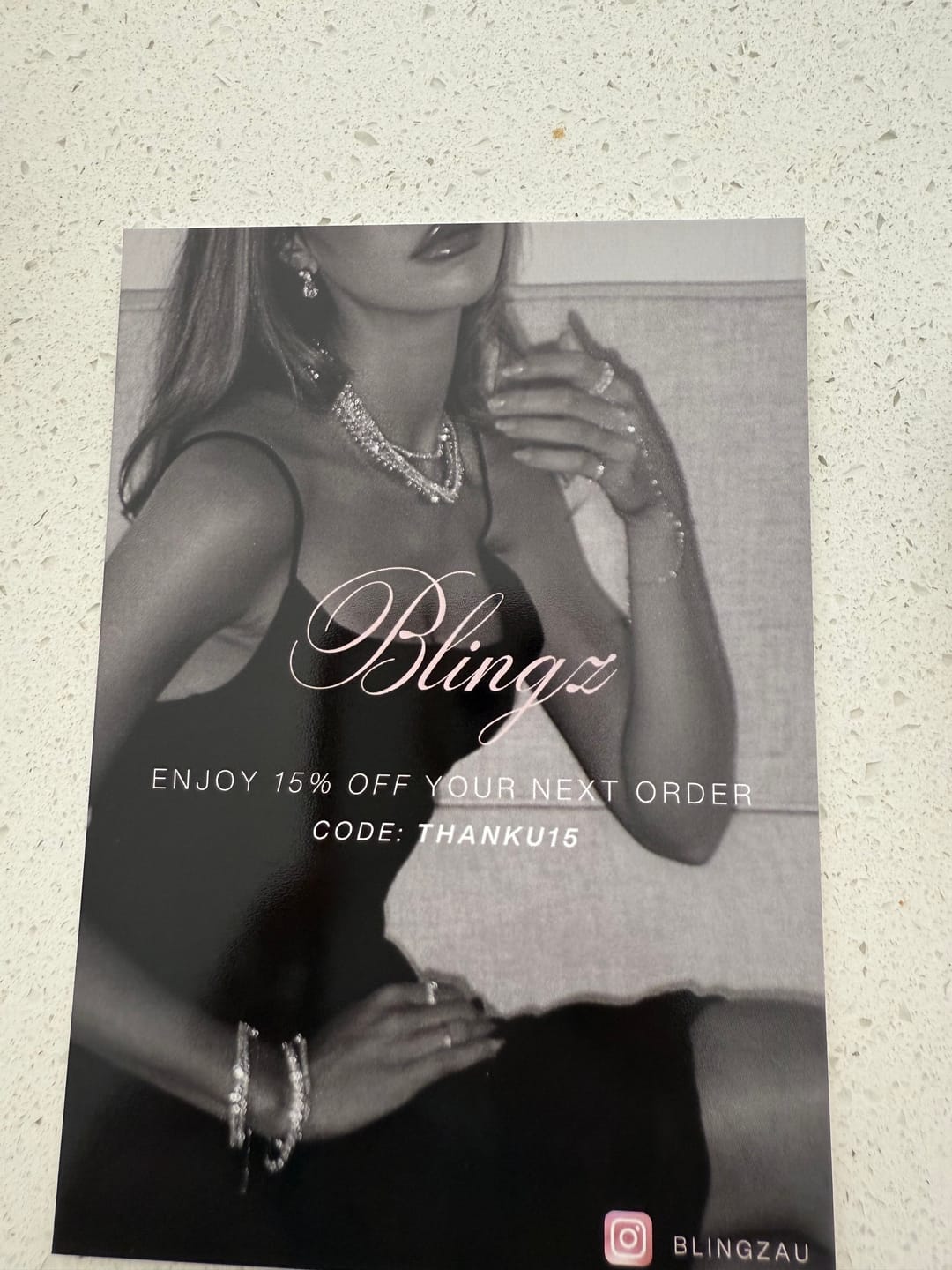 Customer photo review of TATIANA TENNIS NECKLACE - SILVER