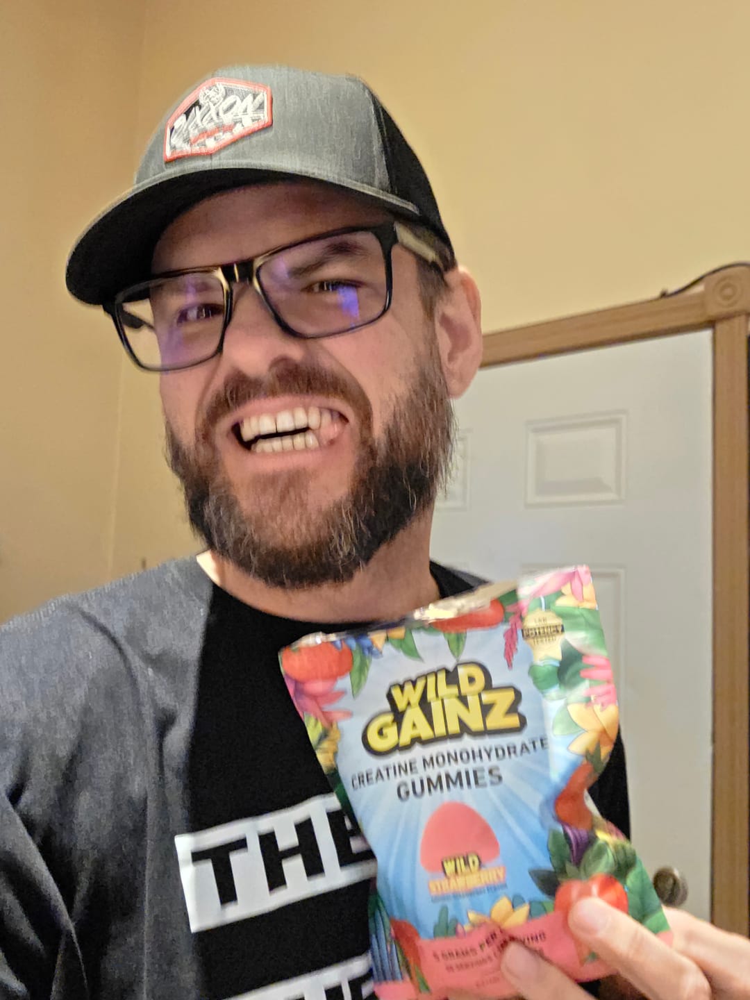 Customer photo review of Strawberry Creatine Monohydrate Gummies, 5g Serving, 120 Count, Made in USA