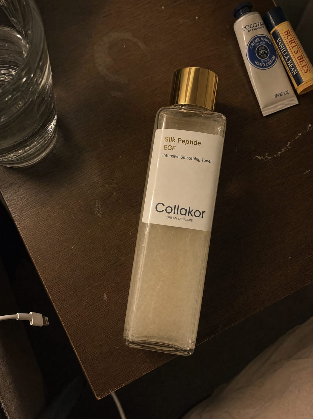 Customer photo review of Silk Peptide EGF Toner