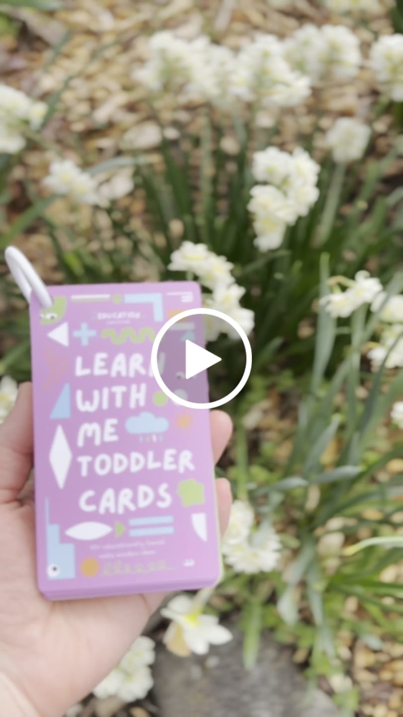 Customer video review of Learn With Me Toddler Cards (1-2 years)