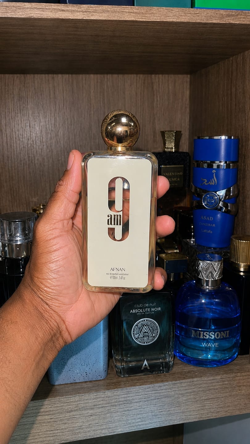 Customer photo review of Afnan 9AM Cologne for Men Eau de Parfum Spray 3.4 oz