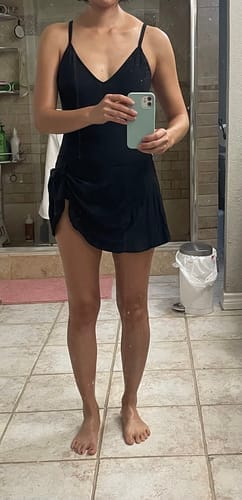 Customer photo review of Emoswim - Damen Bauchweg Slim Fit Badeanzug