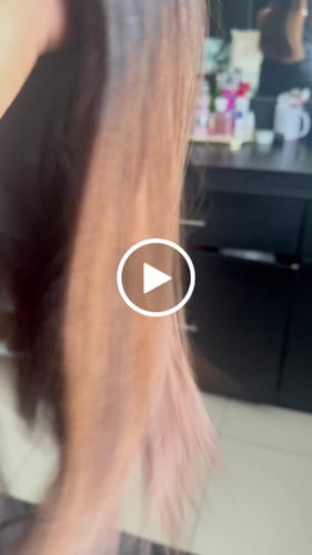 Customer video review of Vietnamese Super Double Drawn Bone Straight Ombre Chocolate Brown Wigs