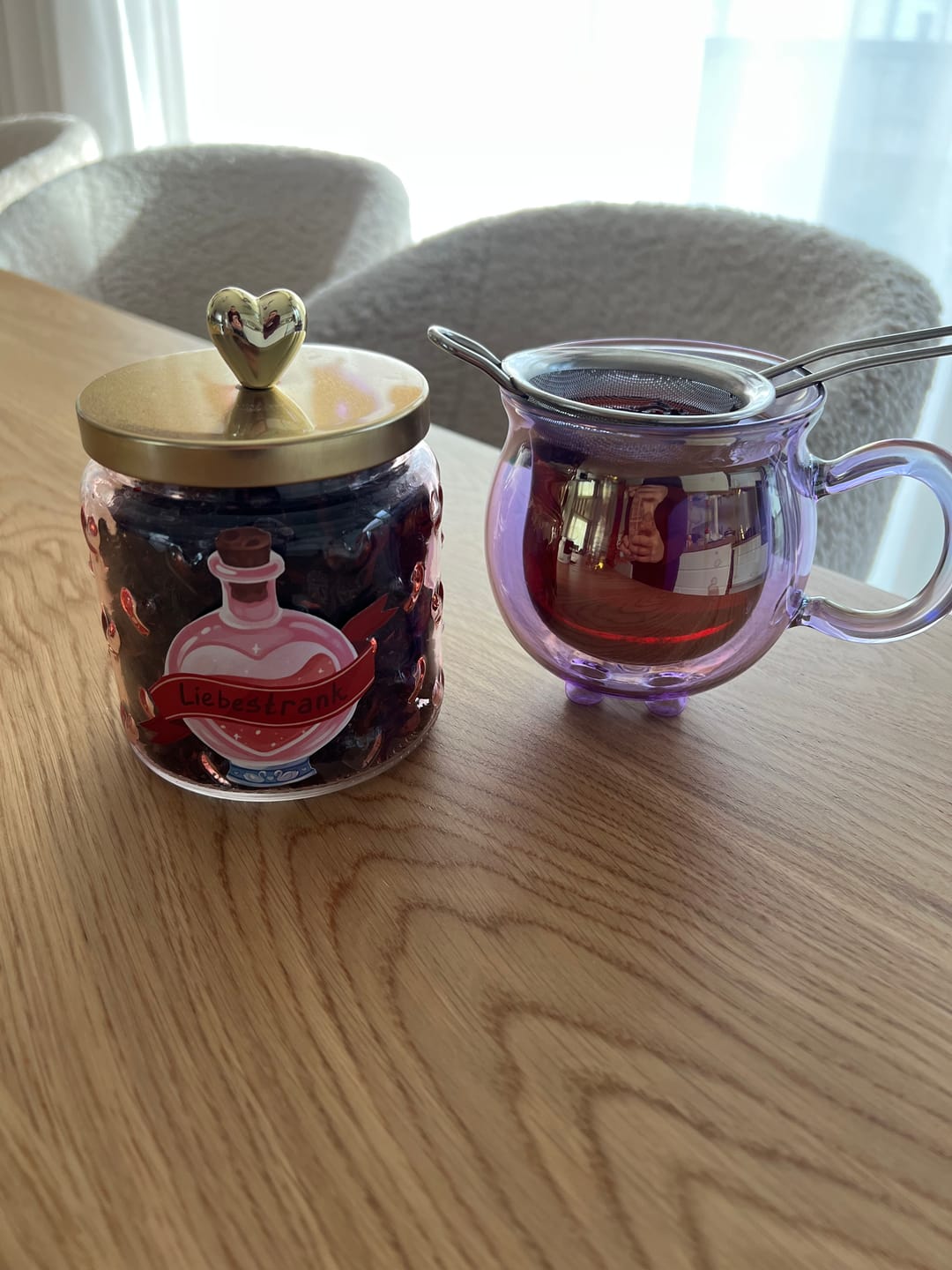 Customer photo review of Liebestrank – Zaubertrank Früchtetee Kirsch
