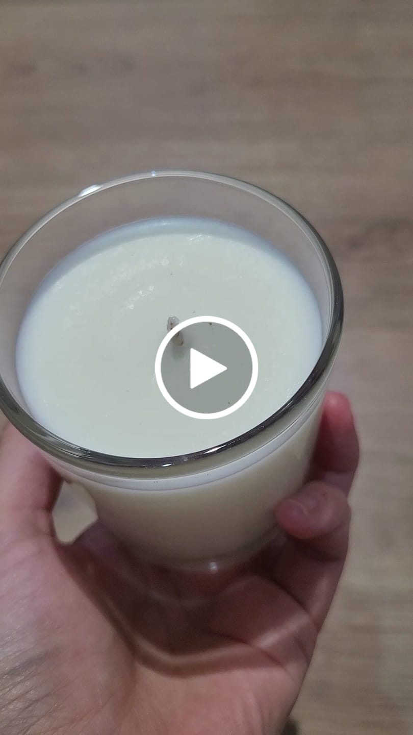 Customer video review of Vaso para velas de 230 ml