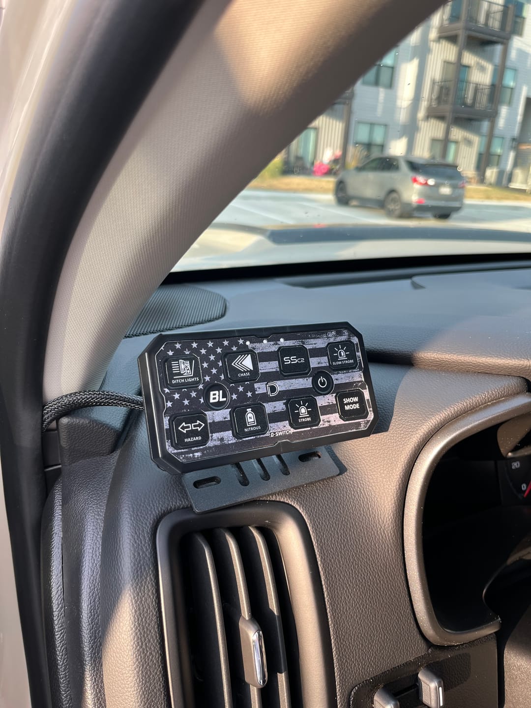 Customer photo review of D-Switch Control Panel Decal Skin