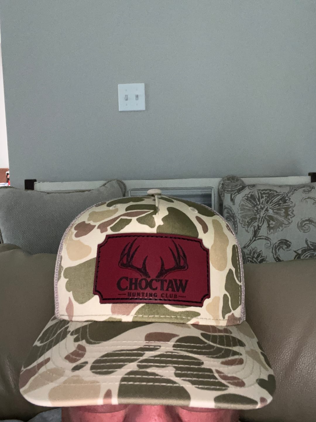 Customer photo review of Richardson 112 Custom Leather Patch Hats