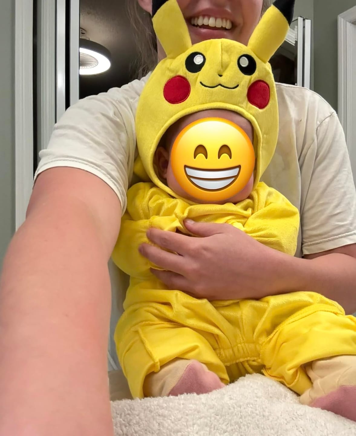 Customer photo review of Ashton Onesies