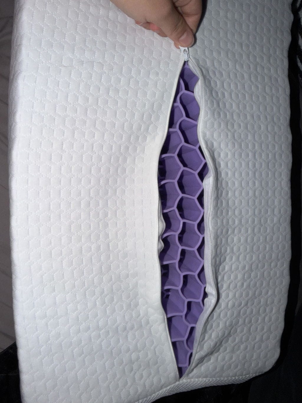 Customer photo review of Honingraatkussen - Ergonomisch & Verkoelend