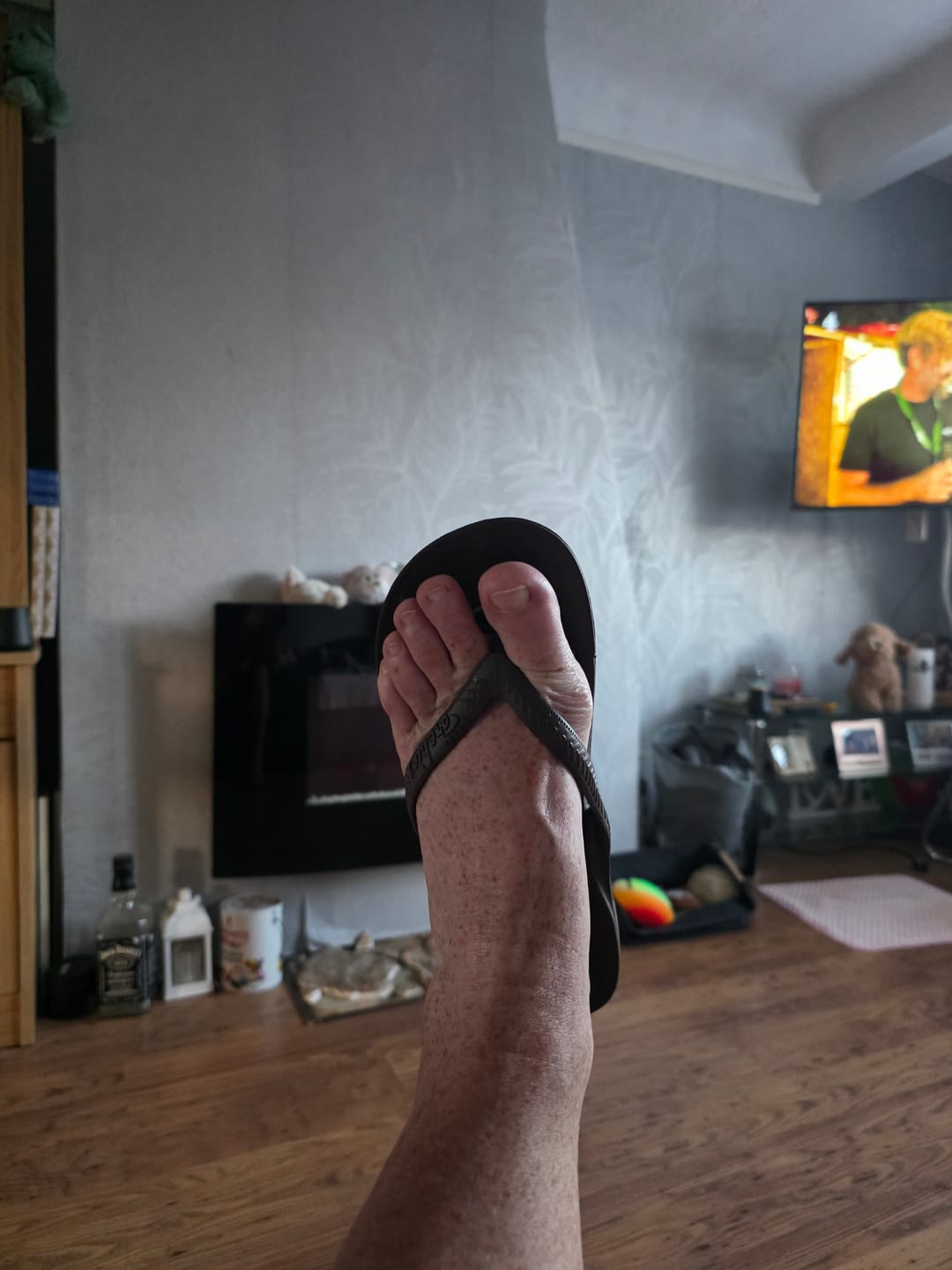 Customer photo review of Black - Lightfeet Arch Support Flip Flops