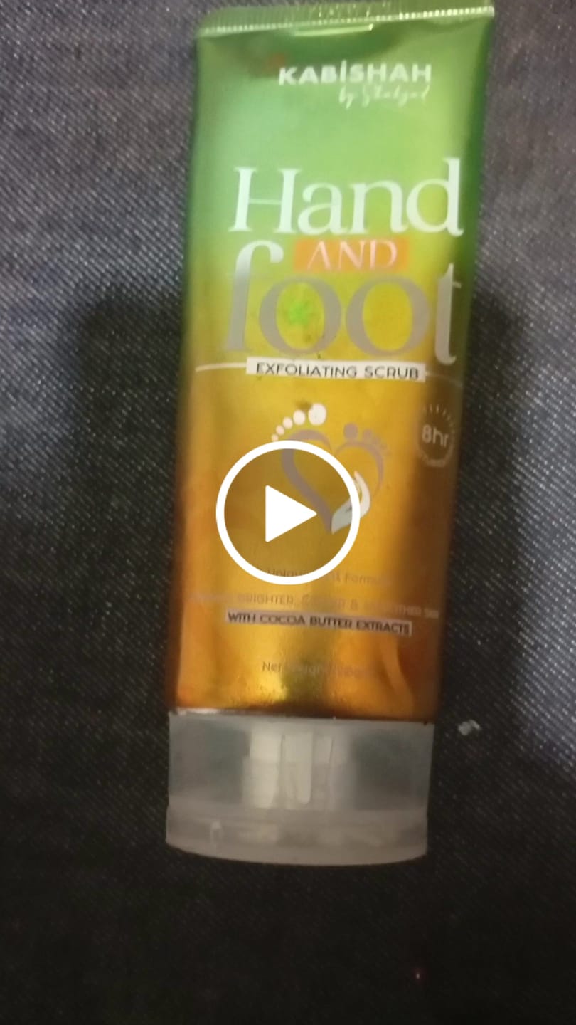 Customer video review of Hand & Foot Exfoliating Scrub