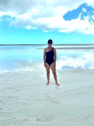 Customer photo review of Emoswim - One-Shoulder Badeanzug für Damen Bauchweg Bademode